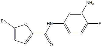 N-(3-amino-4-fluorophenyl)-5-bromo-2-furamide
