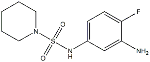 N-(3-amino-4-fluorophenyl)piperidine-1-sulfonamide Structure