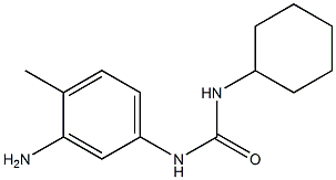 N-(3-amino-4-methylphenyl)-N'-cyclohexylurea Struktur