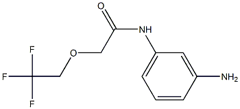 N-(3-aminophenyl)-2-(2,2,2-trifluoroethoxy)acetamide Structure