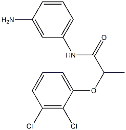N-(3-aminophenyl)-2-(2,3-dichlorophenoxy)propanamide Structure