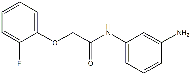 N-(3-aminophenyl)-2-(2-fluorophenoxy)acetamide Structure