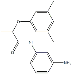 N-(3-aminophenyl)-2-(3,5-dimethylphenoxy)propanamide Structure