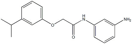 N-(3-aminophenyl)-2-(3-isopropylphenoxy)acetamide|