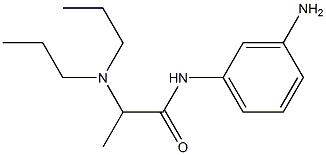 N-(3-aminophenyl)-2-(dipropylamino)propanamide Struktur