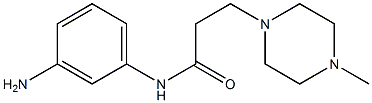 N-(3-aminophenyl)-3-(4-methylpiperazin-1-yl)propanamide Structure