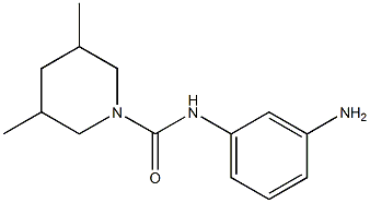 N-(3-aminophenyl)-3,5-dimethylpiperidine-1-carboxamide Structure