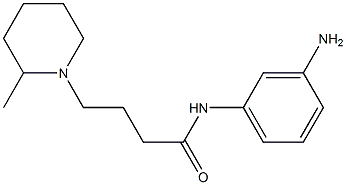 N-(3-aminophenyl)-4-(2-methylpiperidin-1-yl)butanamide Struktur