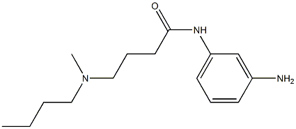 N-(3-aminophenyl)-4-[butyl(methyl)amino]butanamide Struktur