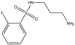 N-(3-aminopropyl)-2-fluorobenzenesulfonamide