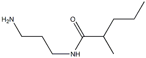 N-(3-aminopropyl)-2-methylpentanamide,,结构式