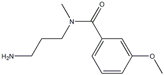 N-(3-aminopropyl)-3-methoxy-N-methylbenzamide Structure