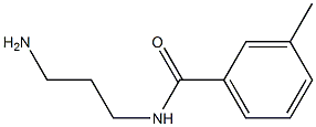 N-(3-aminopropyl)-3-methylbenzamide Structure