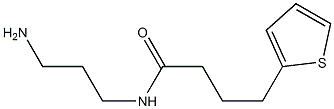 N-(3-aminopropyl)-4-thien-2-ylbutanamide Struktur