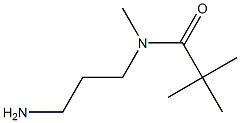 N-(3-aminopropyl)-N,2,2-trimethylpropanamide Structure