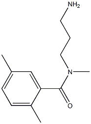 N-(3-aminopropyl)-N,2,5-trimethylbenzamide 结构式