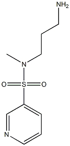 N-(3-aminopropyl)-N-methylpyridine-3-sulfonamide Struktur