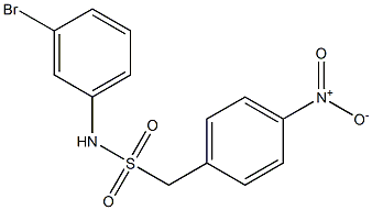 N-(3-bromophenyl)-1-(4-nitrophenyl)methanesulfonamide