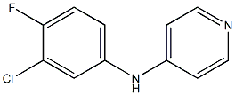 N-(3-chloro-4-fluorophenyl)pyridin-4-amine Structure