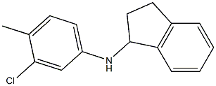  N-(3-chloro-4-methylphenyl)-2,3-dihydro-1H-inden-1-amine