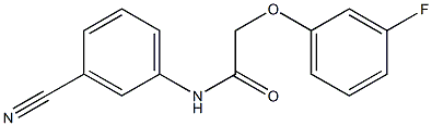 N-(3-cyanophenyl)-2-(3-fluorophenoxy)acetamide