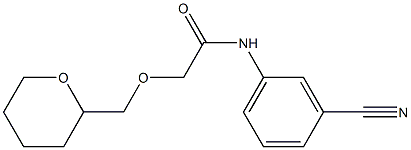  N-(3-cyanophenyl)-2-(oxan-2-ylmethoxy)acetamide