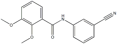 N-(3-cyanophenyl)-2,3-dimethoxybenzamide Structure