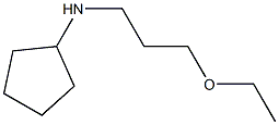 N-(3-ethoxypropyl)cyclopentanamine Struktur