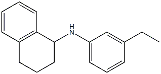 N-(3-ethylphenyl)-1,2,3,4-tetrahydronaphthalen-1-amine Struktur