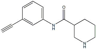 N-(3-ethynylphenyl)piperidine-3-carboxamide Structure