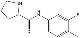  N-(3-fluoro-4-methylphenyl)pyrrolidine-2-carboxamide