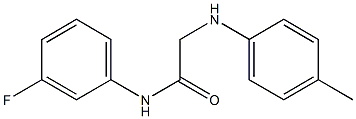 N-(3-fluorophenyl)-2-[(4-methylphenyl)amino]acetamide