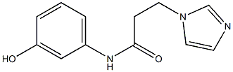 N-(3-hydroxyphenyl)-3-(1H-imidazol-1-yl)propanamide