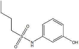  N-(3-hydroxyphenyl)butane-1-sulfonamide