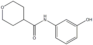 N-(3-hydroxyphenyl)oxane-4-carboxamide