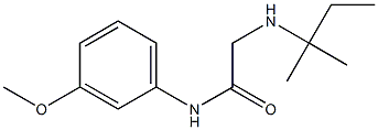 N-(3-methoxyphenyl)-2-[(2-methylbutan-2-yl)amino]acetamide|