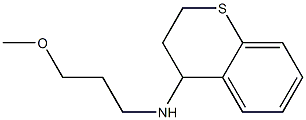 N-(3-methoxypropyl)-3,4-dihydro-2H-1-benzothiopyran-4-amine Structure