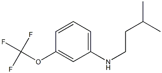 N-(3-methylbutyl)-3-(trifluoromethoxy)aniline Struktur