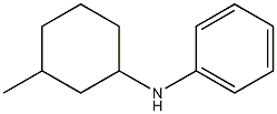 N-(3-methylcyclohexyl)aniline Structure