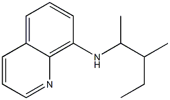 N-(3-methylpentan-2-yl)quinolin-8-amine,,结构式