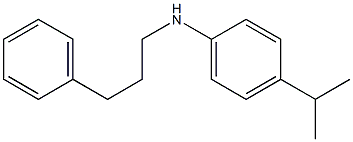 N-(3-phenylpropyl)-4-(propan-2-yl)aniline