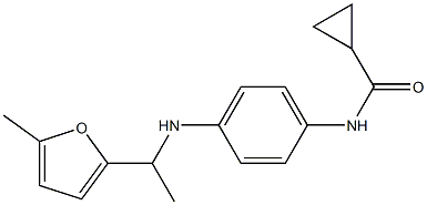 N-(4-{[1-(5-methylfuran-2-yl)ethyl]amino}phenyl)cyclopropanecarboxamide