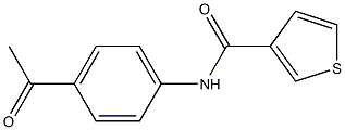 N-(4-acetylphenyl)thiophene-3-carboxamide
