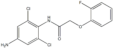 N-(4-amino-2,6-dichlorophenyl)-2-(2-fluorophenoxy)acetamide