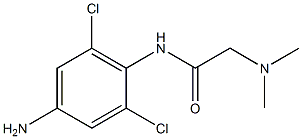 N-(4-amino-2,6-dichlorophenyl)-2-(dimethylamino)acetamide 结构式