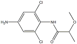 N-(4-amino-2,6-dichlorophenyl)-2-methoxypropanamide 结构式