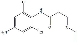 N-(4-amino-2,6-dichlorophenyl)-3-ethoxypropanamide Structure