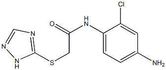 N-(4-amino-2-chlorophenyl)-2-(1H-1,2,4-triazol-5-ylsulfanyl)acetamide|