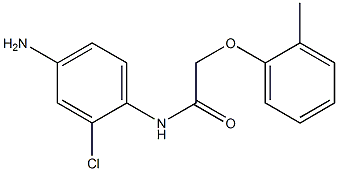 N-(4-amino-2-chlorophenyl)-2-(2-methylphenoxy)acetamide Struktur