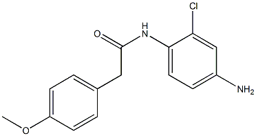 N-(4-amino-2-chlorophenyl)-2-(4-methoxyphenyl)acetamide Structure